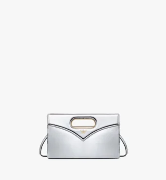 Sac Diamond en cuir miroir métallisé