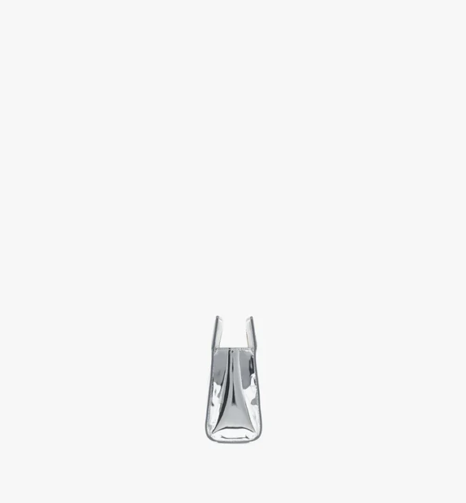 Sac Diamond en cuir miroir métallisé