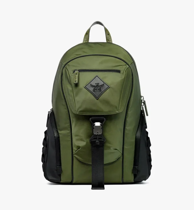 Sac à dos Aren en Econyl® et cuir imprimé Monogram