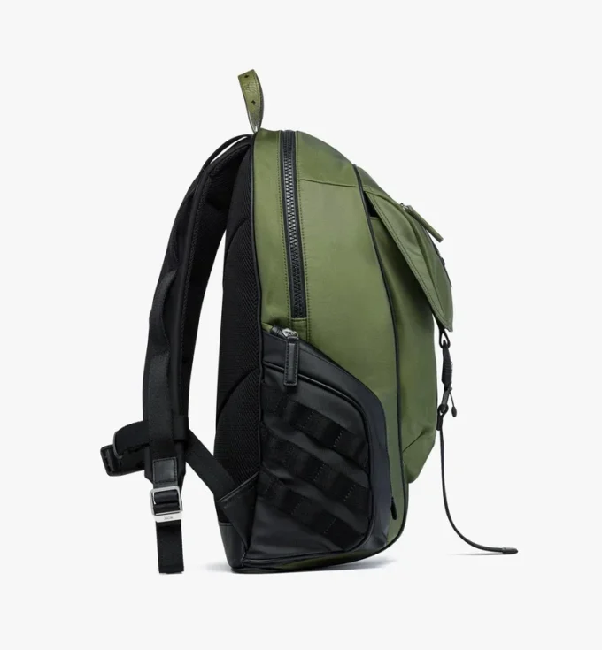 Sac à dos Aren en Econyl® et cuir imprimé Monogram