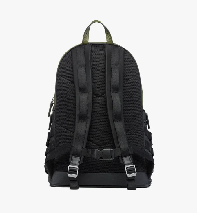 Sac à dos Aren en Econyl® et cuir imprimé Monogram