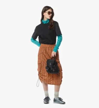 Sac à dos à cordon Aren en Econyl® et cuir