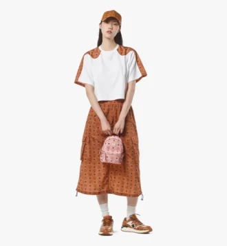 Sac à dos Stark Bebe Boo à clous sur les côtés en Visetos