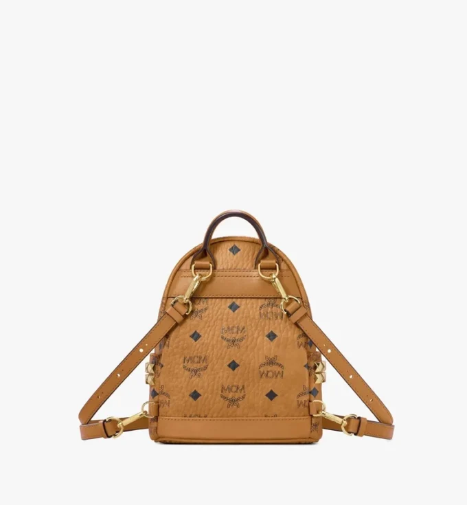 Sac à dos Stark Bebe Boo à clous sur les côtés en Visetos Sac à dos Stark Bebe Boo à clous sur les côtés en Visetos