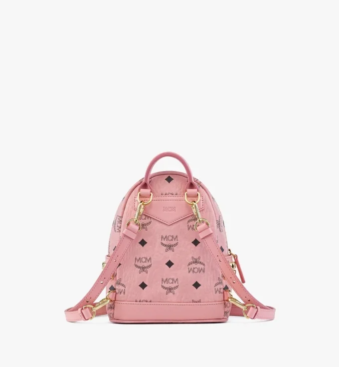 Sac à dos Stark Bebe Boo à clous sur les côtés en Visetos Sac à dos Stark Bebe Boo à clous sur les côtés en Visetos