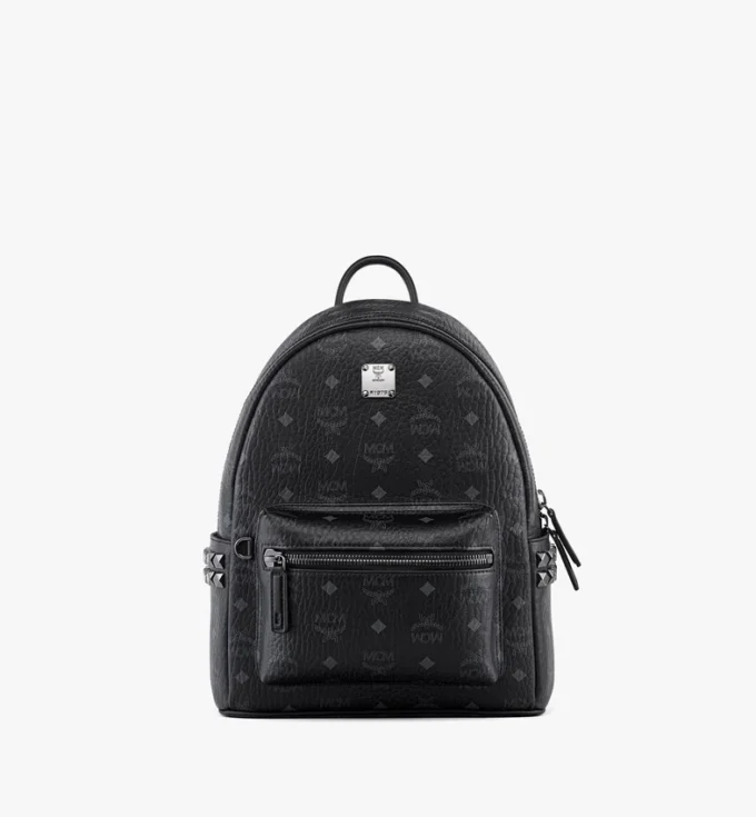 Sac à dos Stark à clous latéraux en Visetos