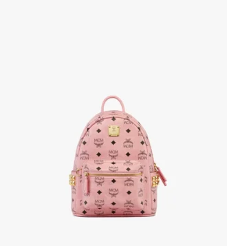 Sac à dos Stark à clous latéraux en Visetos