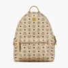 Sac à dos Stark à clous latéraux en Visetos