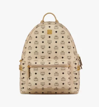 Sac à dos Stark à clous latéraux en Visetos