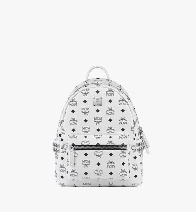 Sac à dos Stark à clous latéraux en Visetos