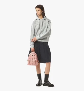 Sac à dos Stark à clous latéraux en Visetos