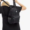 Sac à dos Stark à clous latéraux en Visetos Sac à dos Stark à clous latéraux en Visetos