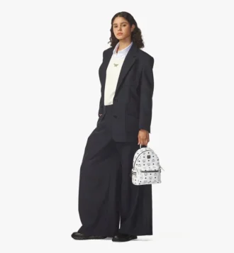 Sac à dos Stark à clous latéraux en Visetos