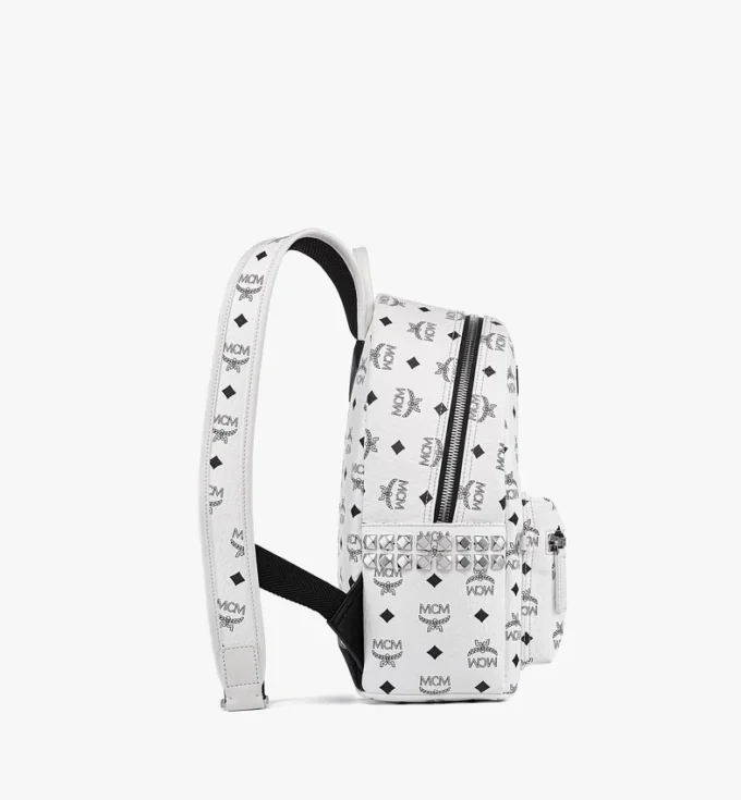 Sac à dos Stark à clous latéraux en Visetos