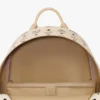 Sac à dos Stark à clous latéraux en Visetos