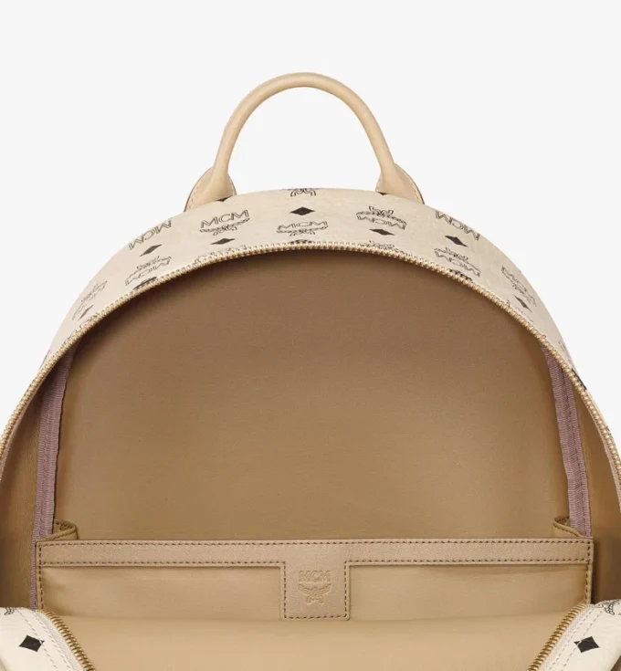 Sac à dos Stark à clous latéraux en Visetos