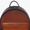 Sac à dos Stark à clous latéraux en Visetos Sac à dos Stark à clous latéraux en Visetos