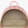 Sac à dos Stark à clous latéraux en Visetos