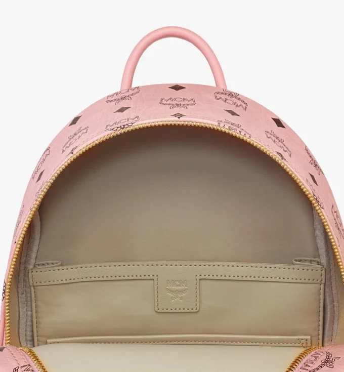 Sac à dos Stark à clous latéraux en Visetos