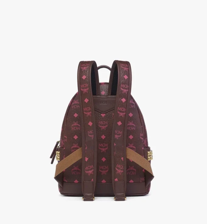 Sac à dos Stark à clous latéraux en Visetos