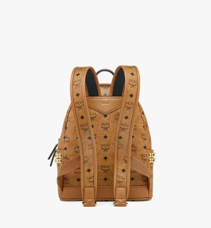 Sac à dos Stark à clous latéraux en Visetos