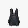 Sac à dos Stark à clous latéraux en Visetos Sac à dos Stark à clous latéraux en Visetos
