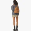 Sac à dos Stark à clous latéraux en Visetos