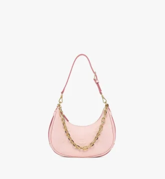 Sac hobo Aren Crescent en cuir Maxi Monogram