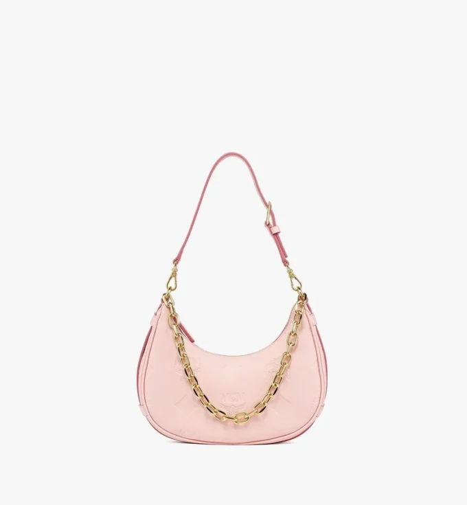 Sac hobo Aren Crescent en cuir Maxi Monogram