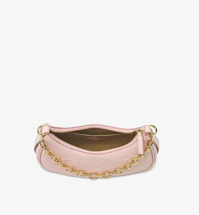 Sac hobo Aren Crescent en cuir Maxi Monogram