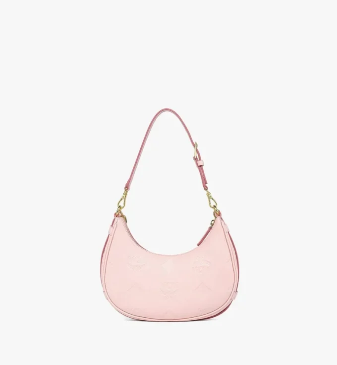 Sac hobo Aren Crescent en cuir Maxi Monogram