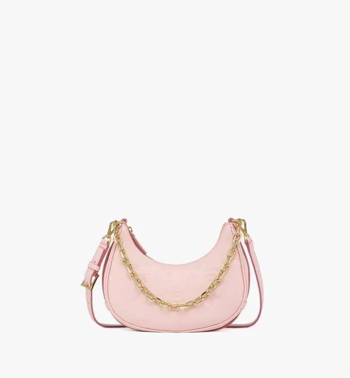 Sac hobo Aren Crescent en cuir Maxi Monogram