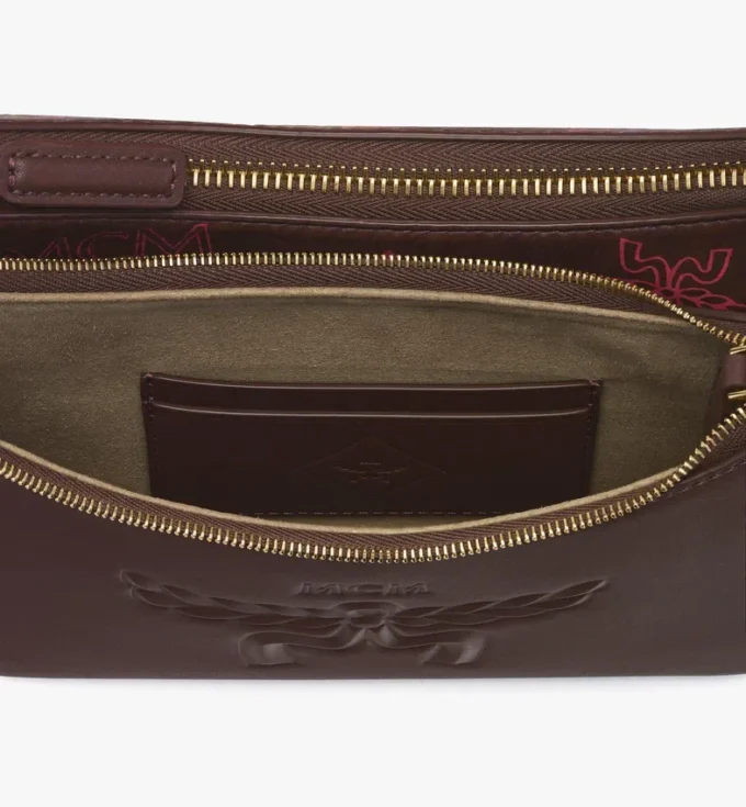 Sac hobo Aren Duo en toile Maxi Visetos et cuir de veau Sac hobo Aren Duo en toile Maxi Visetos et cuir de veau