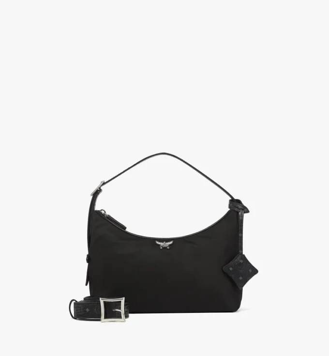 Sac hobo Aren en nylon recyclé et cuir imprimé Monogram Sac hobo Aren en nylon recyclé et cuir imprimé Monogram