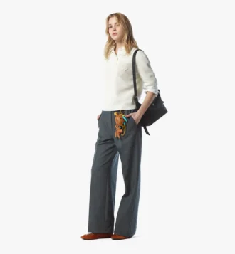 Sac hobo Aren en nylon recyclé et cuir imprimé Monogram