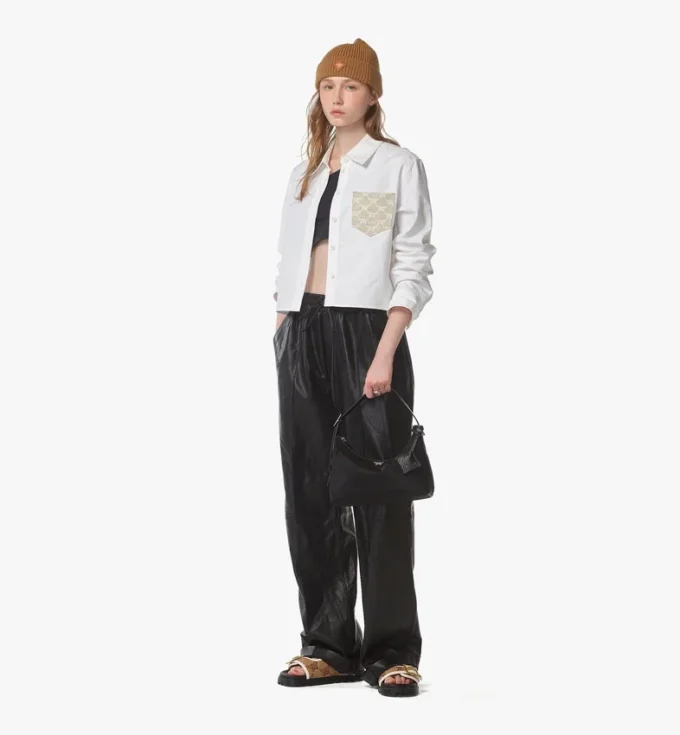 Sac hobo Aren en nylon recyclé et cuir imprimé Monogram Sac hobo Aren en nylon recyclé et cuir imprimé Monogram