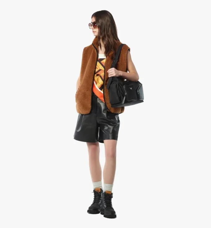 Sac hobo Aren à fermeture éclair en Econyl® et cuir imprimé Monogram Sac hobo Aren à fermeture éclair en Econyl® et cuir imprimé Monogram