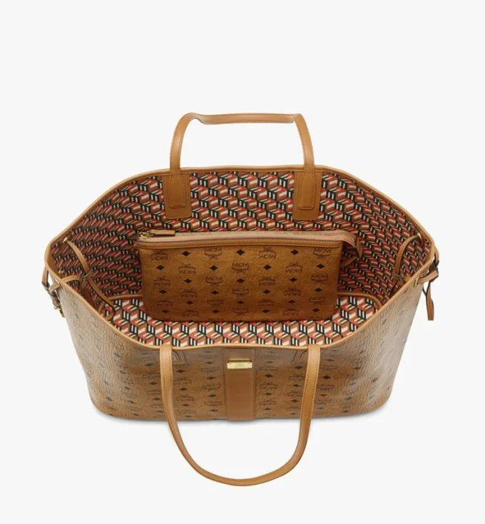Sac Liz Shopper réversible en Visetos Sac Liz Shopper réversible en Visetos