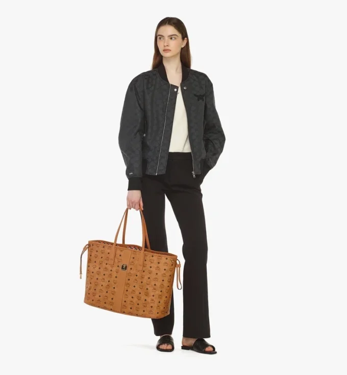 Sac Liz Shopper réversible en Visetos Sac Liz Shopper réversible en Visetos
