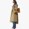 Sac Toni Shopper à fermeture éclair sur le dessus, clouté, en toile Visetos Mega Herringbone