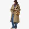 Sac Toni Shopper à fermeture éclair sur le dessus, clouté, en toile Visetos Mega Herringbone