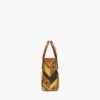 Sac Toni Shopper à fermeture éclair sur le dessus, clouté, en toile Visetos Mega Herringbone