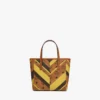 Sac Toni Shopper à fermeture éclair sur le dessus, clouté, en toile Visetos Mega Herringbone