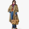 Sac Toni Shopper à fermeture éclair sur le dessus, clouté, en toile Visetos Mega Herringbone