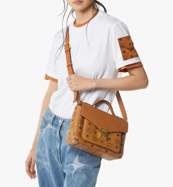 Sacoche Tracy en mélange de cuir Visetos Sacoche Tracy en mélange de cuir Visetos