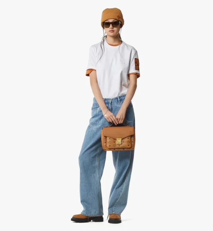 Sacoche Tracy en mélange de cuir Visetos Sacoche Tracy en mélange de cuir Visetos