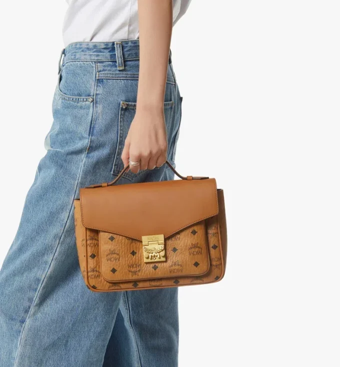 Sacoche Tracy en mélange de cuir Visetos Sacoche Tracy en mélange de cuir Visetos