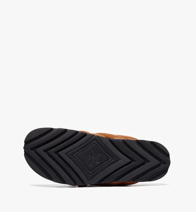 Sandales croisées à imprimé Monogram en cuir d&rsquo;agneau