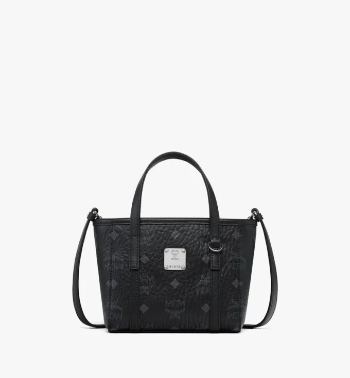 Shopper Toni à fermeture zippée sur le dessus en Visetos