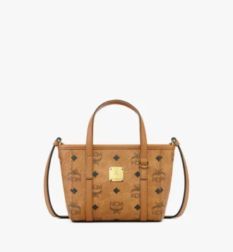 Shopper Toni à fermeture zippée sur le dessus en Visetos
